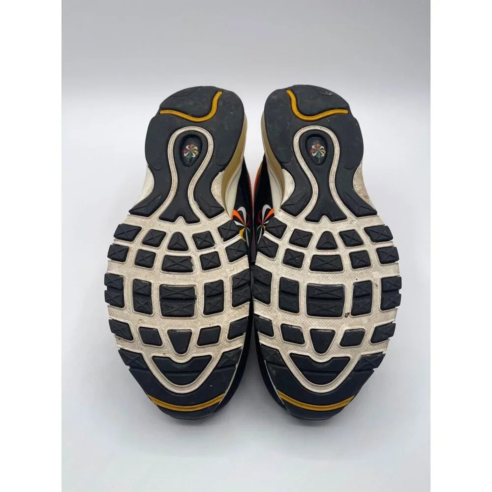 Nike Air Max 97 Sunburst Orange Pinwheel Logo 2019 CK9399-001 Men’s SZ 9 - Picture 8 of 8